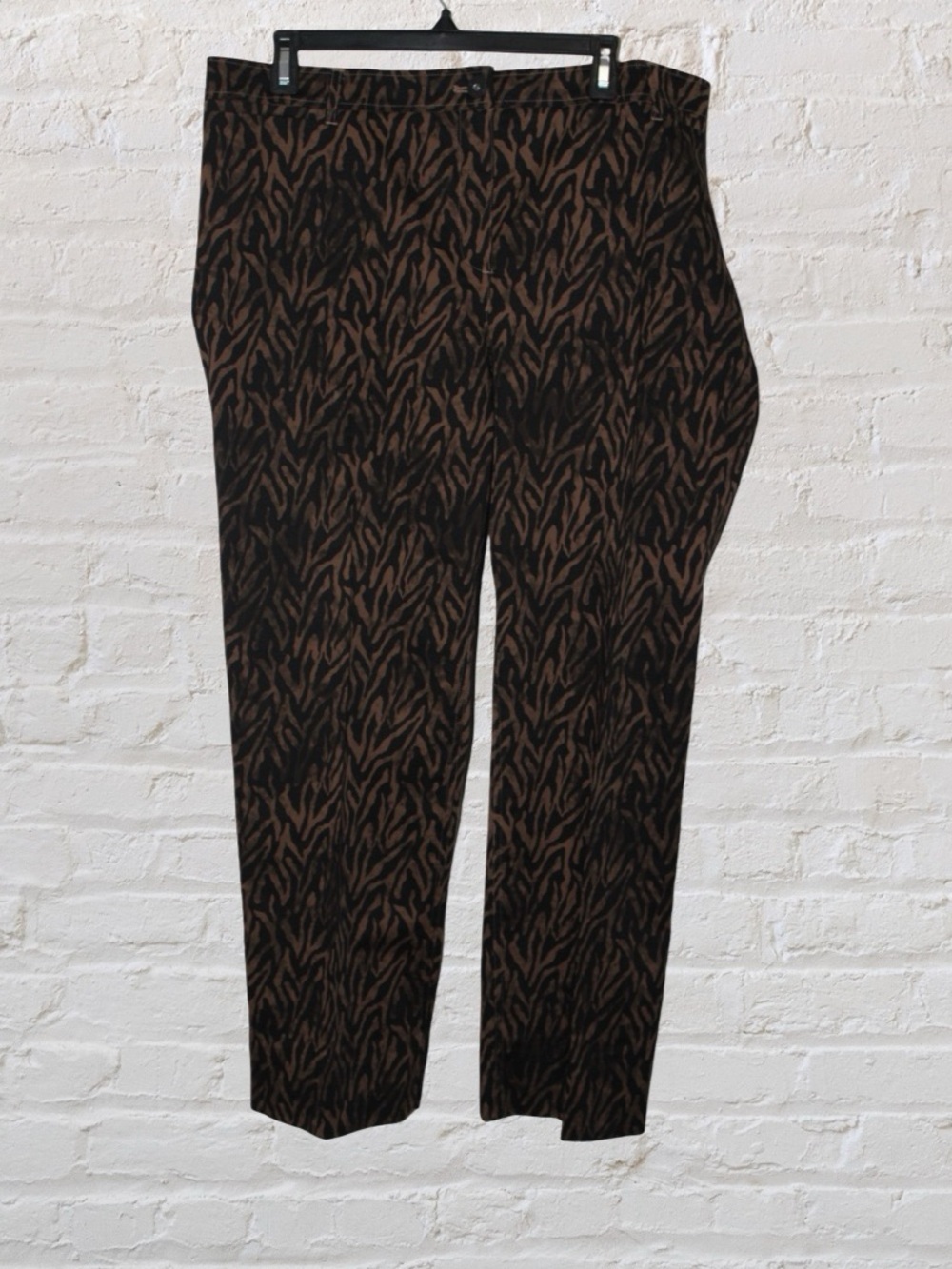 Chico's Brown/Black Zebra Pants